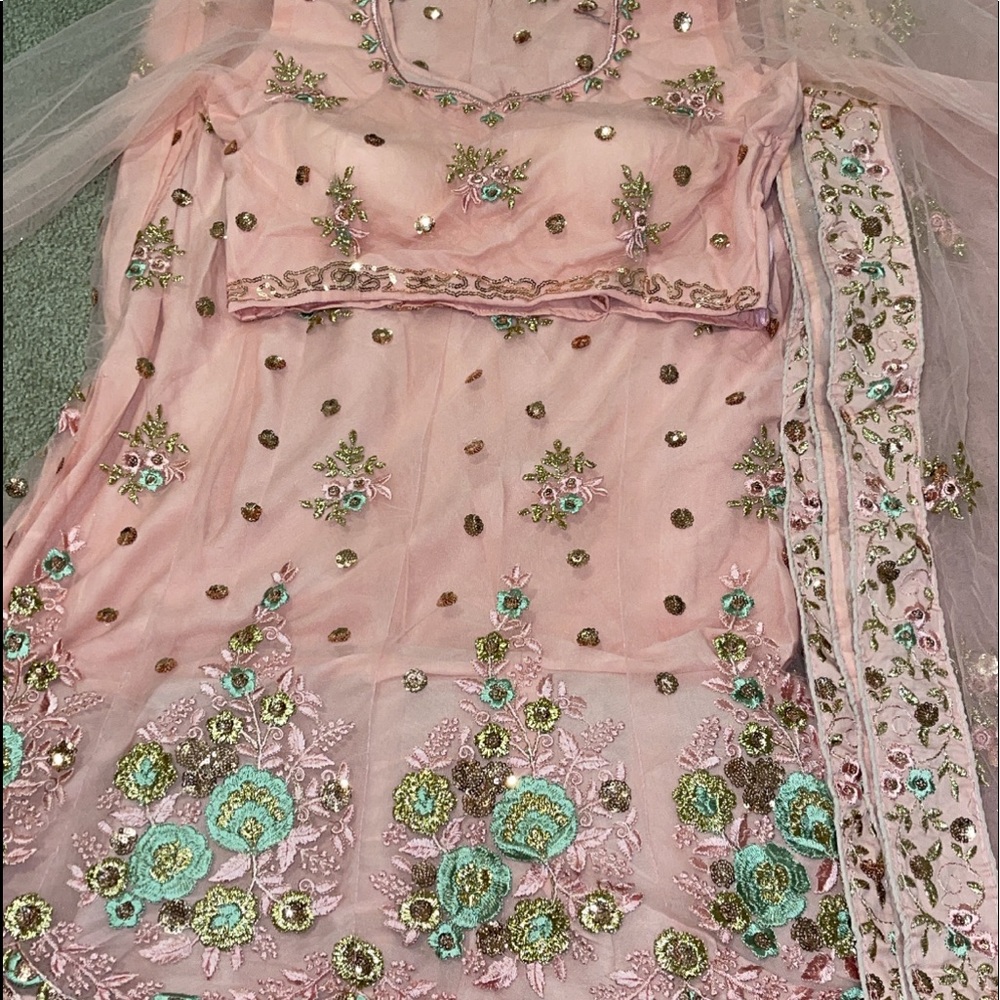 Pink Indian Lehenga